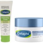 Cetaphil Moisturising Cream for Face & Body, Dry to Normal skin, 80 gm Optimal Hydration Daily Cream 50g Lightweight Moisturizer & Fast Absorption Hyaluronic Acid, Blue Daisy Extract, Niacinamide - Fast Shipping to USA & Canada