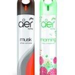 Godrej aer spray, Air Freshener for Home & Office - Musk After Smoke & Morning Misty Meadows | Long-Lasting Fragrance | Pack of 2 (240 ml each) - Fast Shipping to USA & Canada