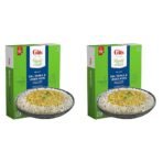 Gits Ready to Eat Jeera Rice & Dal Tadka Combo Meal, Pure Veg, Heat and Eat, 375g (Pack of 2) - Fast Shipping to USA & Canada