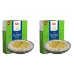 Gits Ready to Eat Jeera Rice & Dal Tadka Combo Meal, Pure Veg, Heat and Eat, 375g (Pack of 2) - Fast Shipping to USA & Canada