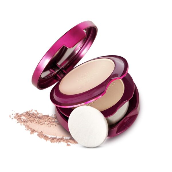 Hilary Rhoda HD High-Definition Pressed Powder | 2 in 1 Compact Powder | Shimmery & Matte Finish | Oil Control Formula | 18g (My Ivory - Shade 01) - Fast Shipping to USA & Canada