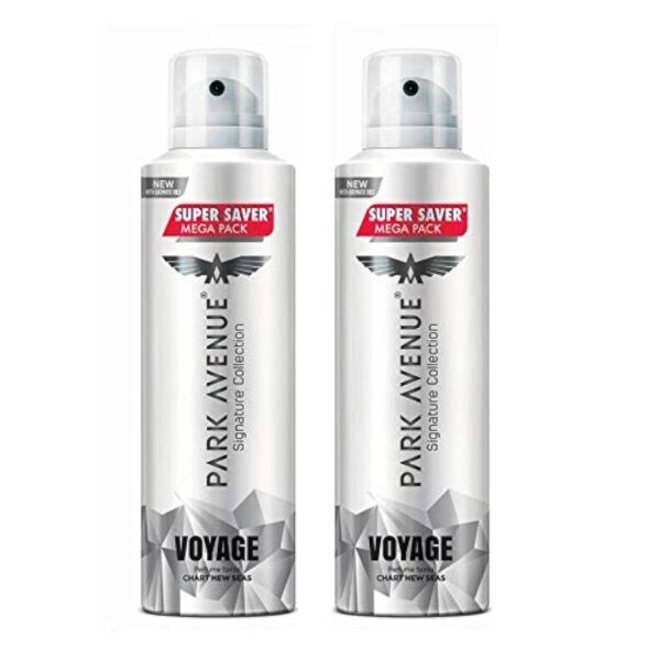 Park Avenue Mega Voyage Deodorant For Unisex, Pack Of 2 - Fast Shipping to USA & Canada