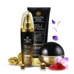 Ayouthveda Gold Face Care Kit Anti-ageing Natural Spf 15, Clean, Hydrate & Radiate Brightens Skin, Sparkling Gold Face Wash 100ml | Sparkling Gold Day Cream 50g | Sparkling Gold Night Cream 50g for Men and Women | Rakhi Special Gift - Fast Shipping to USA & Canada