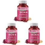Carbamide Forte Iron Supplement for Women and Men with Folic Acid & Vitamin C| Iron tablets for Women & Men | Pack of 300 Tablets - Fast Shipping to USA