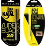 Maybelline New York Colossal Kajal, Super Black, 0.35g And Maybelline New York Colossal Kajal, Black, 0.35g - Fast Shipping to USA & Canada