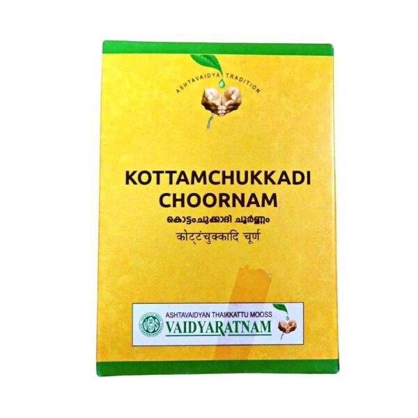 Vaidyaratnam Kottamchukkadi Choornam - Pack of 3 (100g each)