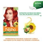 Nisha Cream Hair Color, 120g - Copper Red, Long-Lasting Color with Natural Herbs and 100% Gray Coverage - Fast Shipping to USA & Canada - Image 3