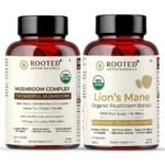 Rooted Actives Focus Bundle Capsule (Lion's Mane Capsules, Mushroom Complex Capsules) - Fast Shipping to USA