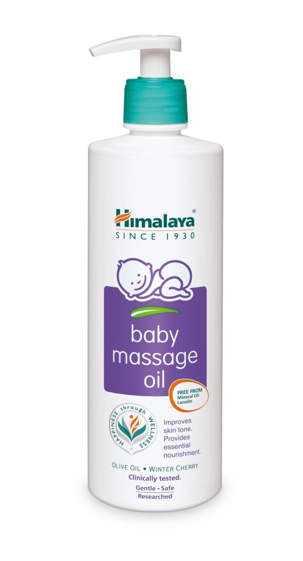 Himalaya Baby Massage Oil ? 500ml for strong bones & muscles | with Vitamin E | No. 1 Doctor Prescribed - Fast Shipping to USA & Canada
