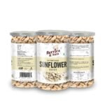 Berries And Nuts Premium Sunflower Seeds | 600 Grams | 3 Bottle of 200 Grams - Fast Shipping to USA & Canada