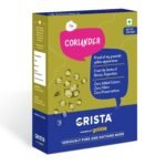 CRISTA Whole Coriander | Pure Dhania | Dhaniya | Zero added Colours, Fillers, Additives & Preservatives | Natural, Dried & Aromatic | Farm Fresh | 250 gms