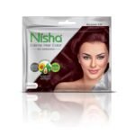 Nisha Burgundy 3.16 Permanent Cream Hair Color 20gm Colourant + 20ml Developer (Pack of 2) - Fast Shipping to USA & Canada