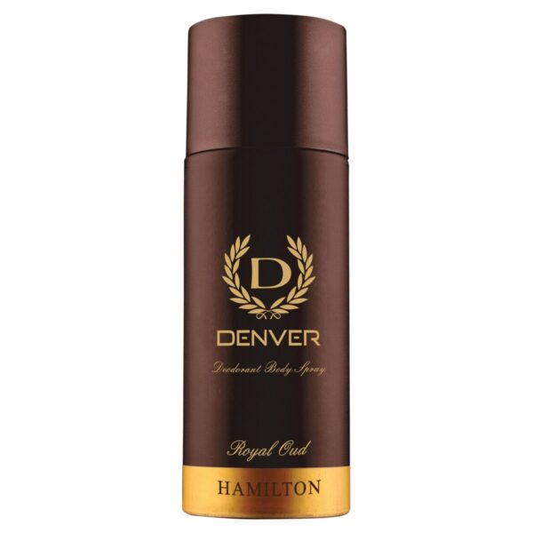 DENVER Royal Oud Deodorant Body Spray for Men (150ML) | Long Lasting Body Spray for Men