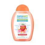 Mamaearth Super Strawberry Body Wash For Kids - 300 ml | Infused with Strawberry and Oat Protein | Gently Cleanses Skin, Dermatologically Tested, SLS/SLES and Paraben Free - Fast Shipping to USA & Canada
