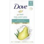 Dove go fresh Beauty Bar for Softer Skin Pear and Aloe Vera More Moisturizing Than Bar Soap 3.75 oz Pack Of 6(USA) - Fast Shipping to USA & Canada