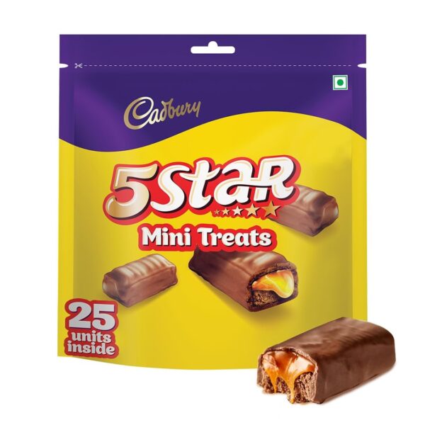 Cadbury 5 Star Chocolate Home Treats Bars, 249.6 Gm - Fast Shipping to USA & Canada