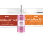 Beaface Combo Pack Red Sandalwood Powder Tan Remover - 100gm | Orange Peel Natural Bleacher - 100gm| Rose Water Fresh Skin Smoother-100ml (Pack-3)