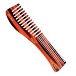 Vega Tortoise Shell Pattern Wide and Coarse Tooth Shampoo Hair Comb,Handmade, (India's No.1* Hair Comb Brand)For Men and Women, (HMC-48D) - Fast Shipping to USA & Canada