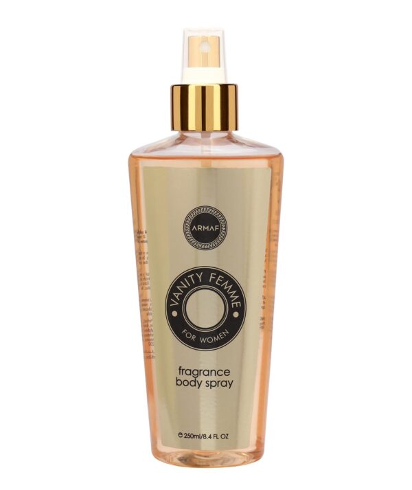 Armaf Vanity Femme Perfume Body Spray - 250ML | Sophisticated Floral Woody Musk Fragrance for Women | Long-Lasting, Fresh & Elegant Body Mist - Fast Shipping to USA & Canada