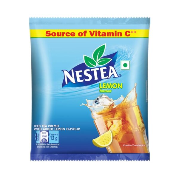 NESTEA Powder Instant Iced Tea | Refreshingly Good Taste | Made with Nilgiri Tea Leaves | Source of Vitamin C | 400g Pouch - Fast Shipping to USA & Canada
