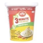 MTR 3 Minute Breakfast Vegetable Upma | Just Add Hot Water | Wholesome Instant Breakfast 80g - Fast Shipping to USA & Canada