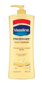 Vaseline Intensive Care Deep Restore Body Lotion, 400ml Bottle - Fast Shipping to USA & Canada