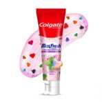 Colgate MaxFresh Rainbow Fresh Gel Toothpaste, with Heart Shaped Cooling Crystals, Triple Mint Flavour, and Ultrafreeze Technology for Intense Freshness, 100g - Fast Shipping to USA & Canada