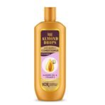 Bajaj Almond Drops Anti Hairfall Conditioner, 175ML, For Dry & Frizzy Hair, With Almond Oil & Vitamin E to Reduce Frizz & Smoothen Hair, Ideal for all Hair Types, 1 Count - Fast Shipping to USA & Canada