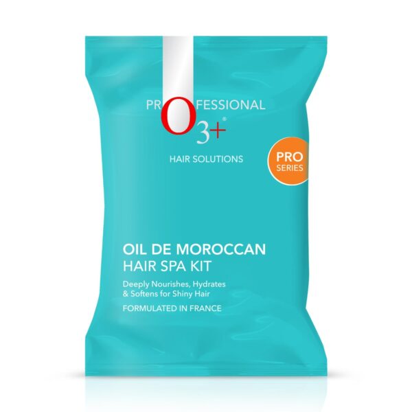 O3+ Oil De Moroccan Hair Spa Kit With Argan Oil Hair Mask For All Hair Type | 40gm+23ml - Fast Shipping to USA & Canada