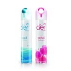 Godrej aer spray, Air Freshener for Home & Office - Cool Surf Blue & Petal Crush Pink | Long-Lasting Fragrance | Pack of 2 (240 ml each) - Fast Shipping to USA & Canada