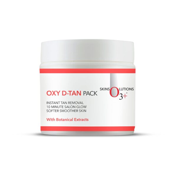 O3+ Oxy D-Tan Pack For Instant Tan Removal & Sun Damage Protection for All Skin Types, 300gm - Fast Shipping to USA & Canada