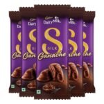 Cadbury Dairy Milk Silk Ganache Valentine's Gift Pack Chocolate Bars, 58 g (Pack of 5) - Fast Shipping to USA & Canada
