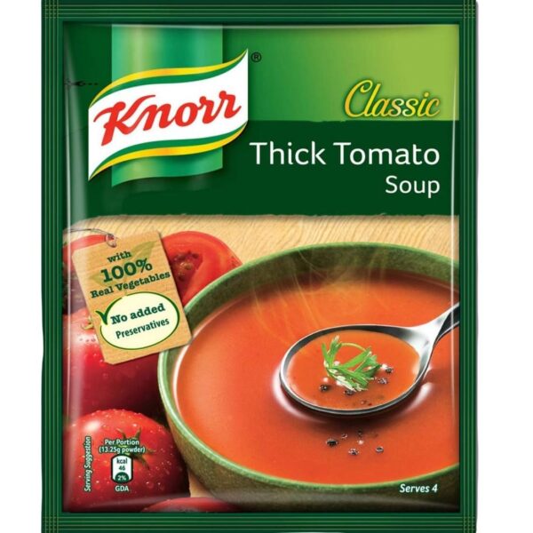 Knorr Classic Thick Tomato Soup, 51g /53g (Pack of 8) (Weight May Vary) - Fast Shipping to USA & Canada