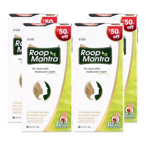 Roop Mantra Face Cream, 60 g (Pack of 4) - Fast Shipping to USA & Canada