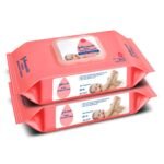 Johnson's Baby Wipes With Lid Combo Offer Pack, 2 x 80s (160 wipes) - Fast Shipping to USA & Canada