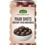 Organic Bites Pan Shots (Instant Paan, Mouth Freshener, Mukhwas) Pan Flavor Candy I Pan Laddu - 200 gm Jar Pack - Fast Shipping to USA & Canada
