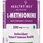 HealthyHey Nutrition L-Methionine Free Form Pure Crystalline -120 Veg Capsuules - Fast Shipping to USA