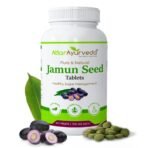 Attar Ayurveda Jamun Seed Extract tablet 500mg, 60 tablets | Beneficial in controlling Blood Sugar Levels, Boosting Digestion, Blood purification and Detoxification (Pack of 1) - Fast Shipping to USA