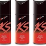 KamaSutra Spark Deodorant Spray For Men (450 ml, Pack of 3) - Fast Shipping to USA & Canada