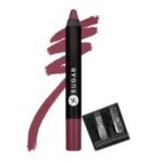 SUGAR Cosmetics Matte as Hell Crayon Lipsticks for Women | Lasts Up To 8+ Hours | Lip Crayon with Sharpener | 2.8gm - 17 Brandy Harrington - Fast Shipping to USA & Canada