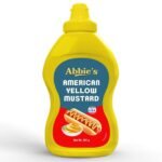 Abbie's American Yellow Mustard, 397 g Squeeze Table Top Bottle - Fast Shipping to USA & Canada