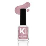KINDED Nail Paint Long Lasting Lacquer Quick Drying Nail Polish Enamel for Girls Women With One Coat Single Stroke Application (9 ml, Shimmery Finish, Shade 14 Glittery Rose Gold) - Fast Shipping to USA & Canada