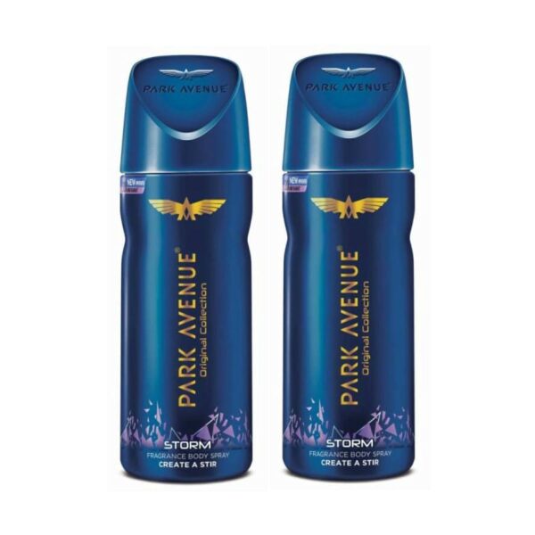 Park Avenue Men Storm Freshness Deodorant Spray (130Ml, Pack Of 2) - Fast Shipping to USA & Canada