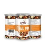 Berries And Nuts Super Trail Mix | Mixed Berries, Nuts and Seeds | 20 + Varities of Assorted Dry Fruit Mix with Berries, Nuts, Seeds & Fruits as Immunity Booster | 600 Grams | 3 Bottles of 200 Grams - Fast Shipping to USA & Canada
