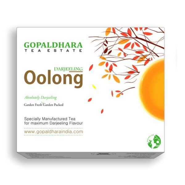 Gopaldhara Darjeeling Tea High Mountain Summer Oolong 125 grams Paper Box - (Premium Series) Fresh Second Flush Black Tea - Highest Elevation 7000Ft. - Fast Shipping to USA & Canada