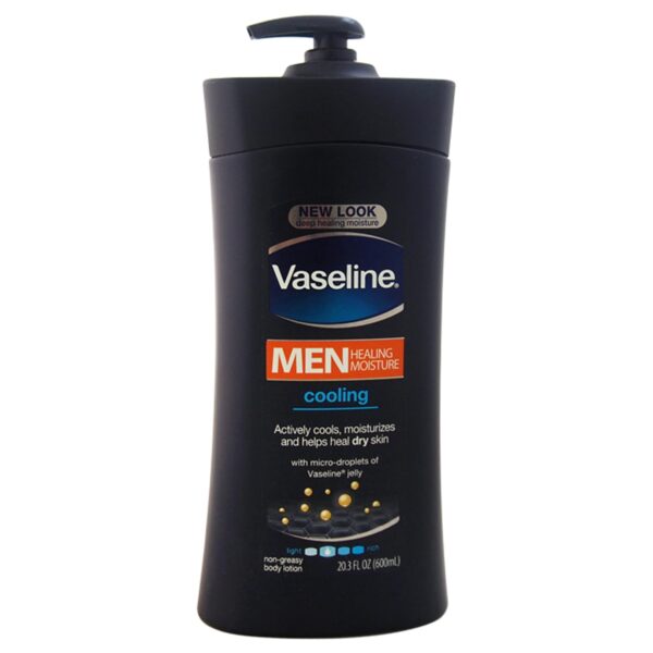 Vaseline Men's Cooling Hydration Body Lotion, 20.3ounce Bottles (Pack of 3) - Fast Shipping to USA & Canada