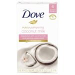 Dove Beauty bar soap pack of 6 (Coconut Milk And Jasmine Petals) - Fast Shipping to USA & Canada