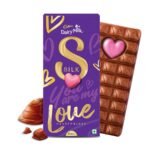 Cadbury Dairy Milk Silk Valentine's Heart Blush Chocolate Bar Gift Pack, 250 g - Fast Shipping to USA & Canada