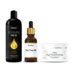Beaface Combo Hari Pack Keshkiara Hair oil 200ml Hair Wash Powder 100gm Tea Tree Oil 20ml - Fast Shipping to USA & Canada