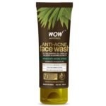 WOW Skin Science Anti Acne Neem Face Wash | Neem Leaf Extract, Salicylic Acid, Tea Tree Oil | For Pimples | All Skin Types | Bright, Clear Skin | Paraben & Sulphates Free | 100 ml - Fast Shipping to USA & Canada